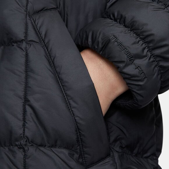 Nike Sportswear Swoosh Puffer PrimaLoft Parka Coat Jacket FB7670-010, Women's S - Picture 4 of 15